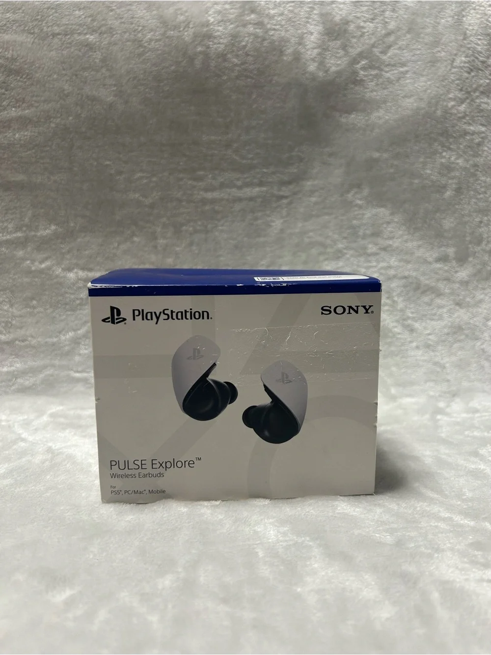 White the PlayStation PULSE Explore Wireless Earbuds BOX ONLY